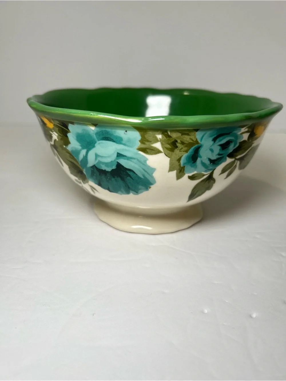 Pioneer Woman Stoneware ROSE SHADOW Set of 2 Soup/Cereal/Ice Cream Bowls